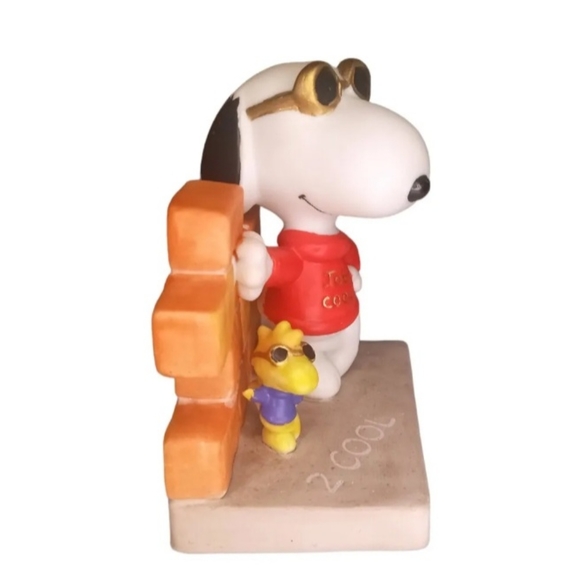 2000 Snoopy & Woodstock "Joe Cool & Friends" Hallmark Peanuts Figurine - Picture 9 of 11